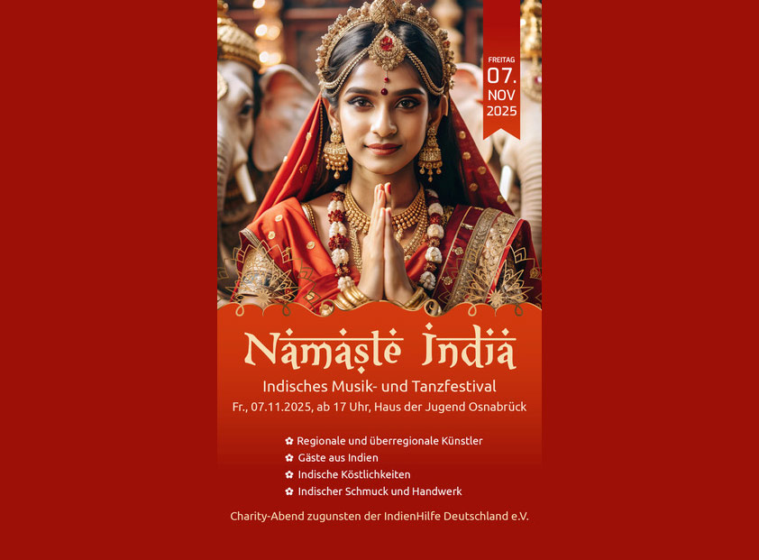 Indisches Musik- und Tanzfestival am 07.11.2025